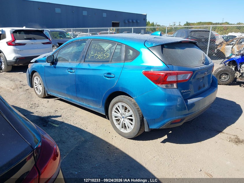 Vin: 4s3gtae67h3736257, lot: 3140412, subaru impreza touring 20173
