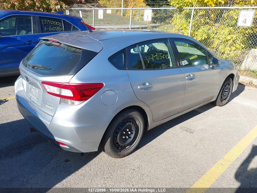 Vin: 4s3gtaa67h3741500, lot: 3140423, subaru impreza convenience 20174