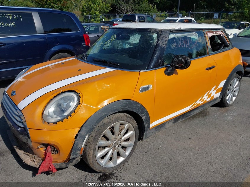 2015 Mini 3 Door Cooper, Rollover, IAAI, VIN WMWXM5C54F3A58076 — photo 2