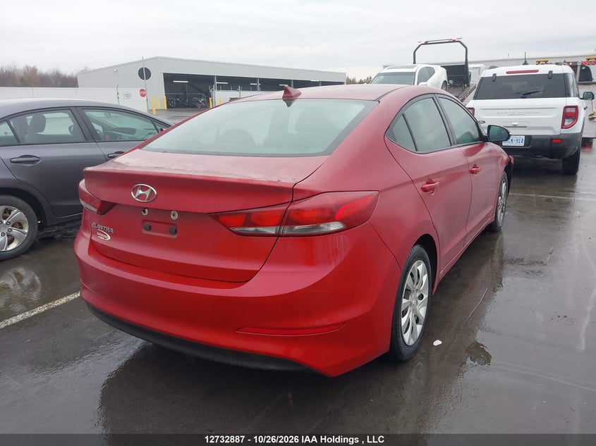 Vin: kmhd84lf6hu113226, lot: 3140852, hyundai elantra se/value/limited 20174