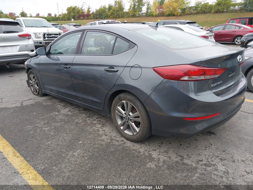 Vin: kmhd84lf1ju715750, lot: 3140893, hyundai elantra gl 20183