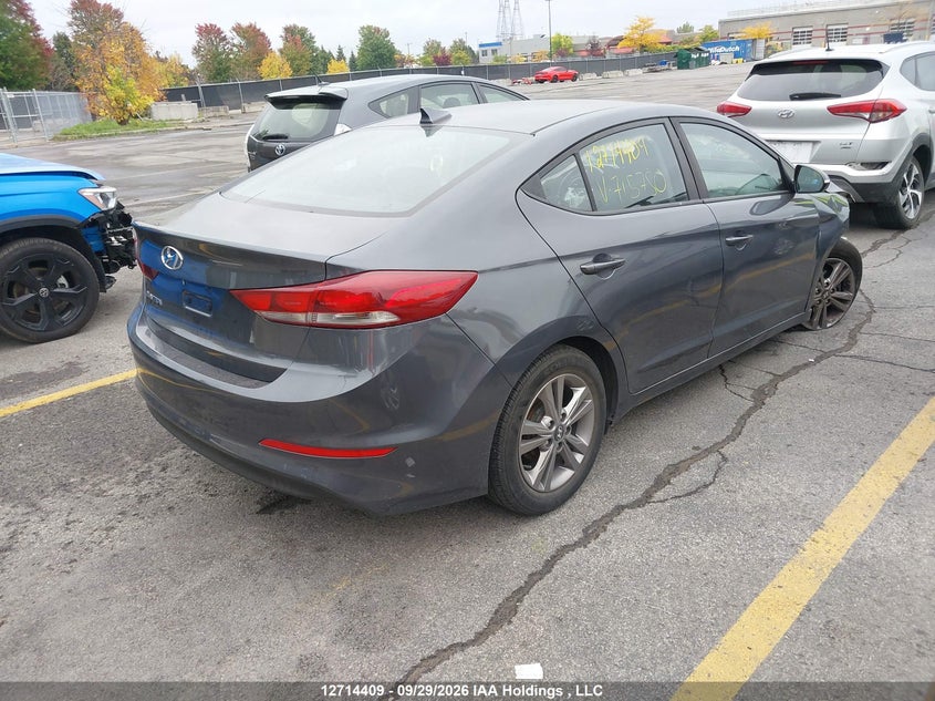 Vin: kmhd84lf1ju715750, lot: 3140893, hyundai elantra gl 20184