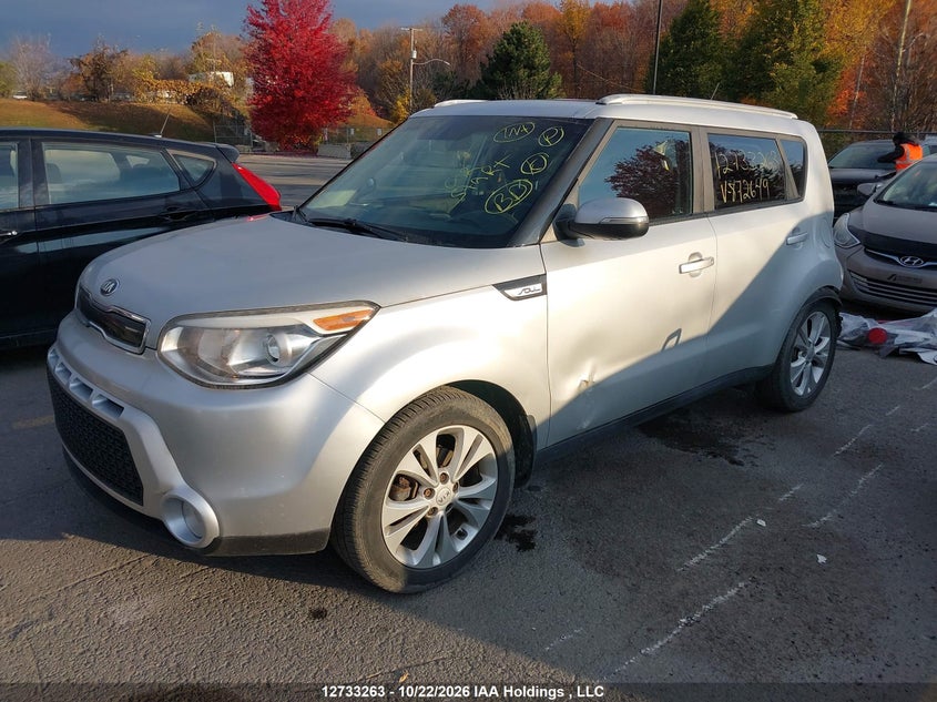 2016 Kia Soul +, Удар сзади, IAAI, VIN KNDJP3A5XG7872649 — фото 2