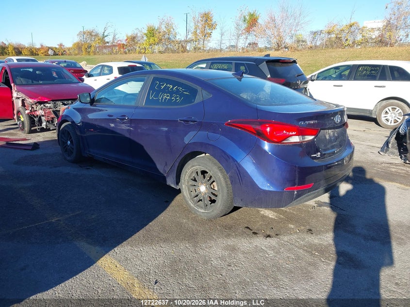 Vin: 5npdh4ae8eh477331, lot: 3141759, hyundai elantra gls 20143