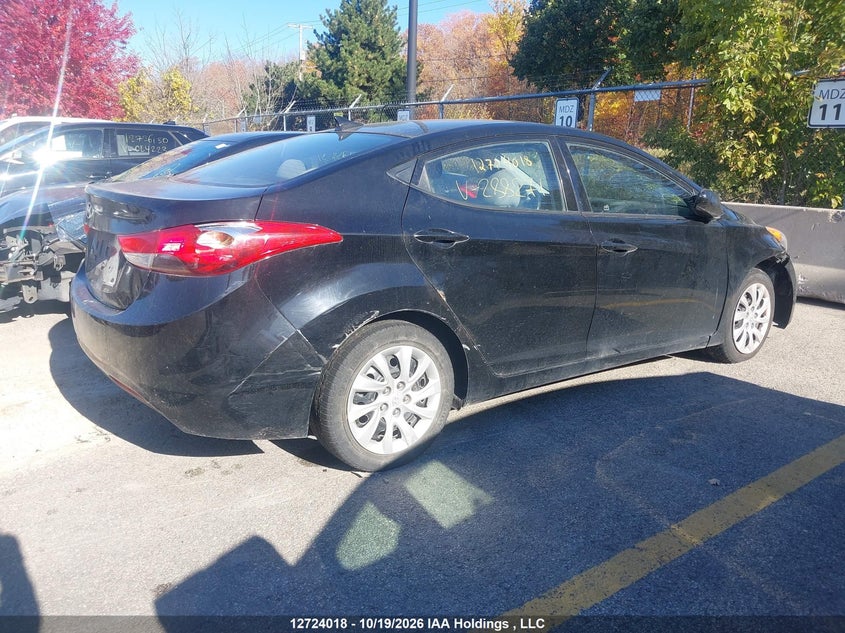 Vin: 5npdh4ae4dh288271, lot: 3141765, hyundai elantra gl 20134