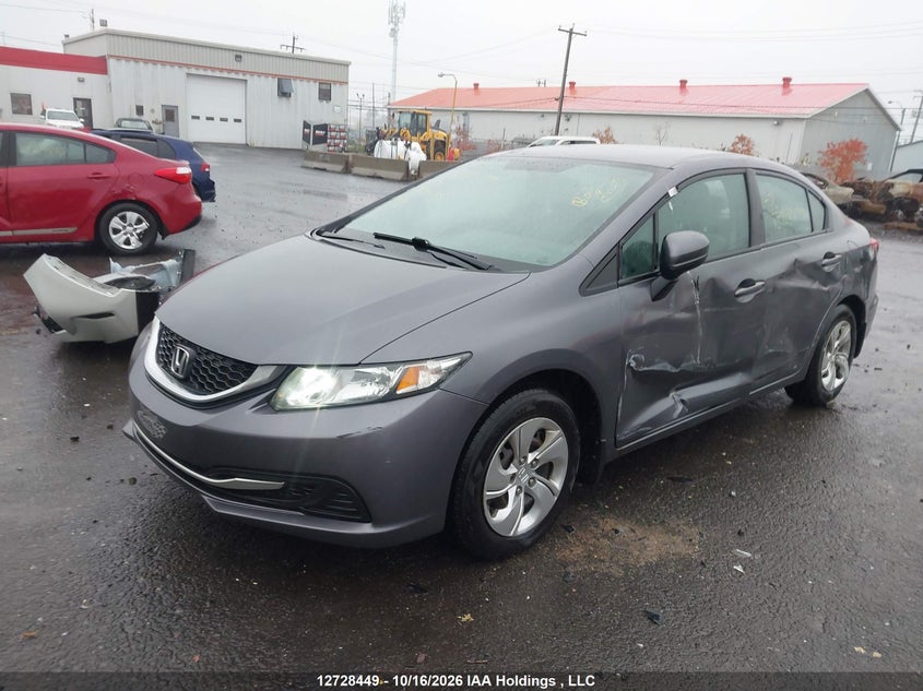 Vin: 2hgfb2f46eh018470, lot: 3141783, honda civic lx 20142