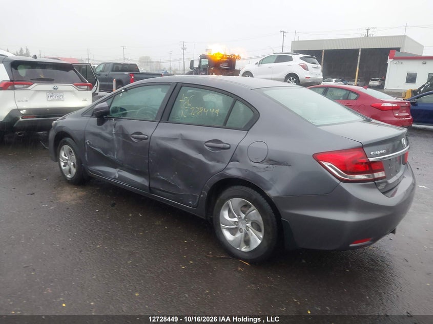 Vin: 2hgfb2f46eh018470, lot: 3141783, honda civic lx 20143