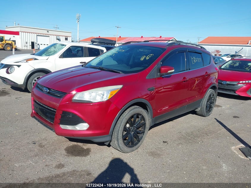 2013 Ford Escape Sel, Rear, IAAI, VIN 1FMCU9H97DUA23066 — photo 2