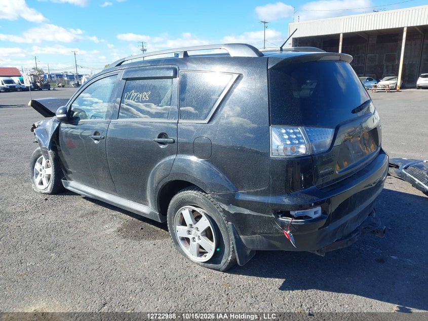 Vin: ja4jt3ax4du607150, lot: 3141786, mitsubishi outlander ls 20133