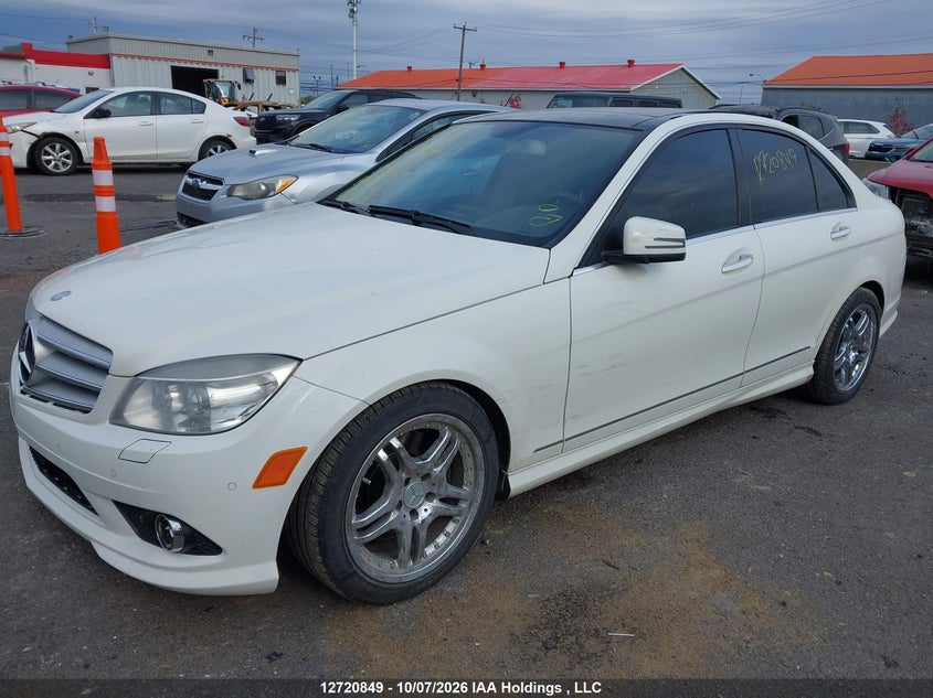 2010 Mercedes-Benz C 350 4Matic, Front, IAAI, VIN WDDGF8HB6AF384923 — photo 2