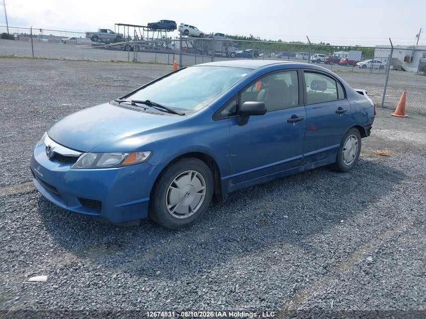 2010 Honda Civic Dx-G, Удар сзади, IAAI, VIN 2HGFA1F46AH028827 — фото 2