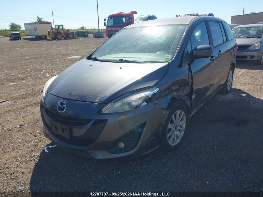 2016 Mazda Mazda5 Gs, Left Side, IAAI, VIN JM1CW2CL4G0191705 — photo 2