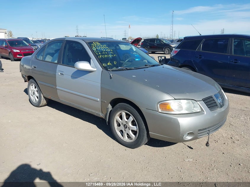 2006 Nissan Sentra 1.8, Удар сзади, IAAI, VIN 3N1CB51D06L474955