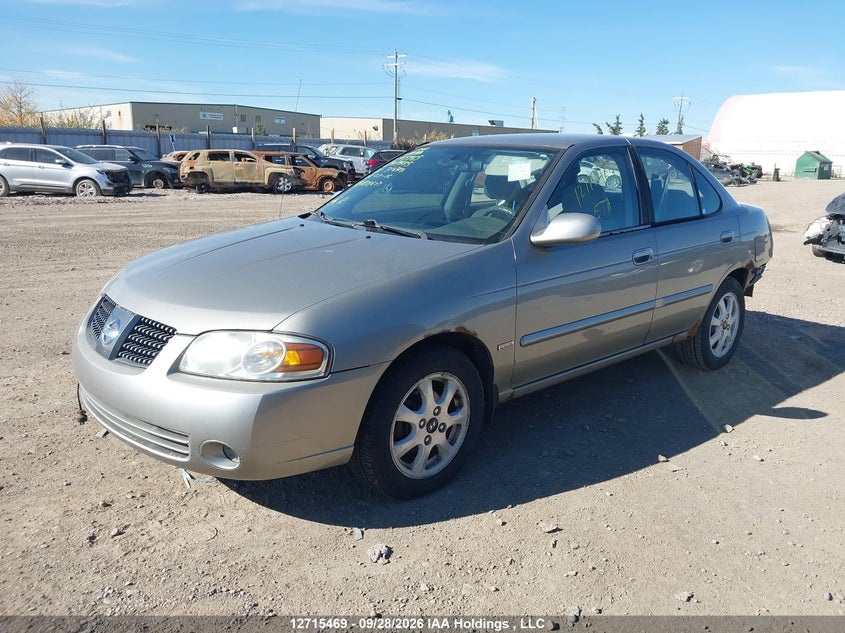 2006 Nissan Sentra 1.8, Rear, IAAI, VIN 3N1CB51D06L474955 — photo 2