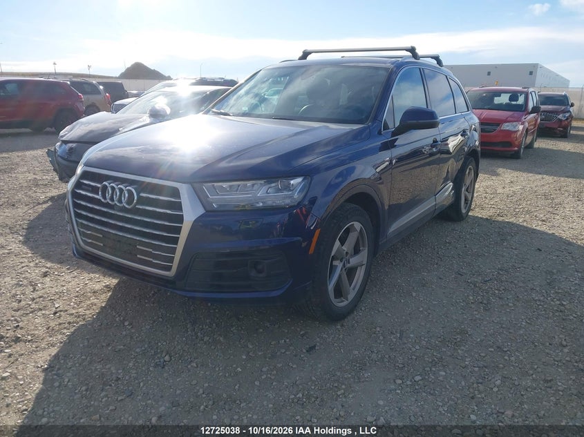 2018 Audi Q7 3.0T Technik, Left Side, IAAI, VIN WA1WAAF76JD043375 — photo 2