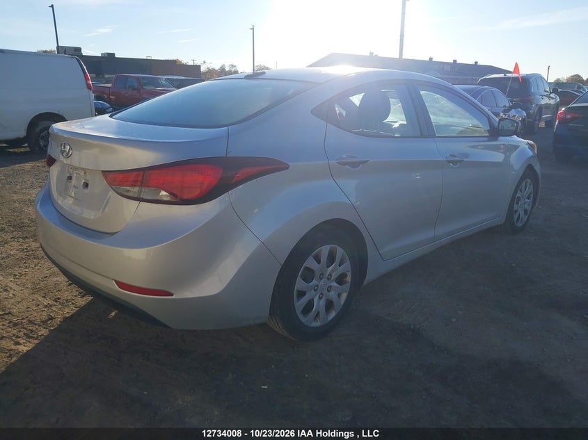 Vin: 5npdh4ae9gh787765, lot: 3142104, hyundai elantra se/sport/limited 20164
