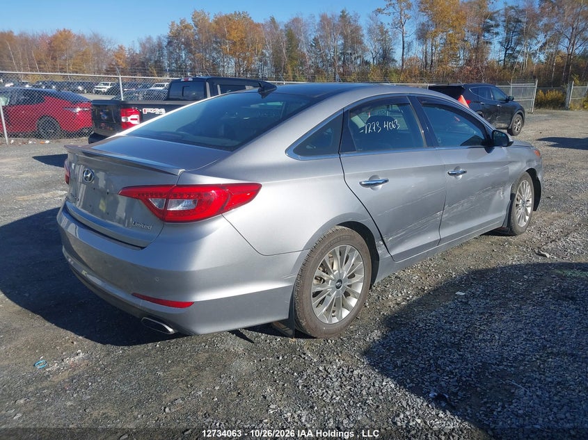 Vin: 5npe34af1fh239513, lot: 3142161, hyundai sonata limited 20154