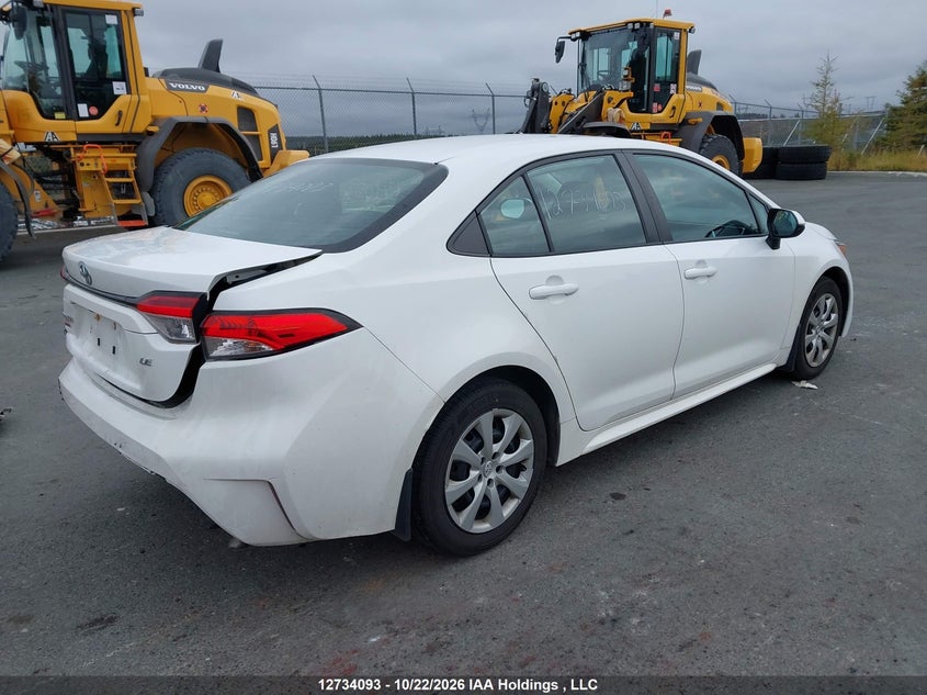 Vin: 5yfbprbe6lp137326, lot: 3142192, toyota corolla le 20204