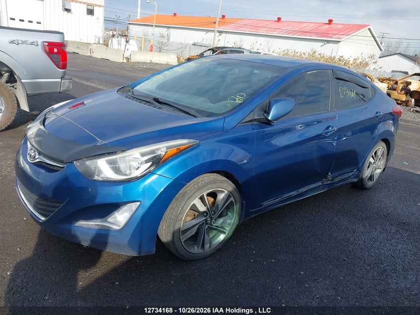 Vin: kmhdh4ah9fu418544, lot: 3142288, hyundai elantra gls 20152