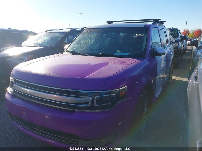 2016 Ford Flex Limited, Удар сзади, IAAI, VIN 2FMHK6DT1GBA11047 — фото 2