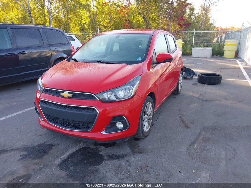 2016 Chevrolet Spark 1Lt Cvt, Удар сзади, IAAI, VIN KL8CD6SAXGC628028 — фото 2