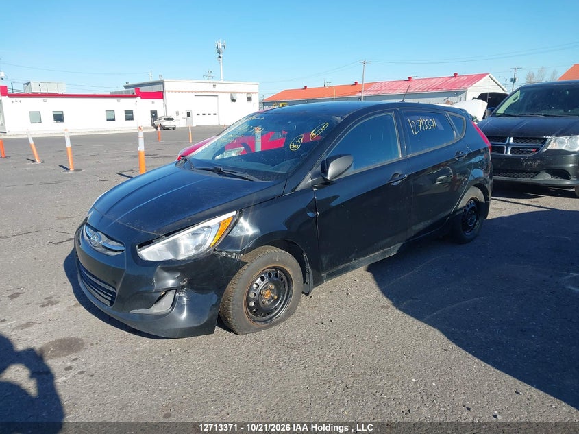 2016 Hyundai Accent L, Front, IAAI, VIN KMHCT5AE2GU266243 — photo 2