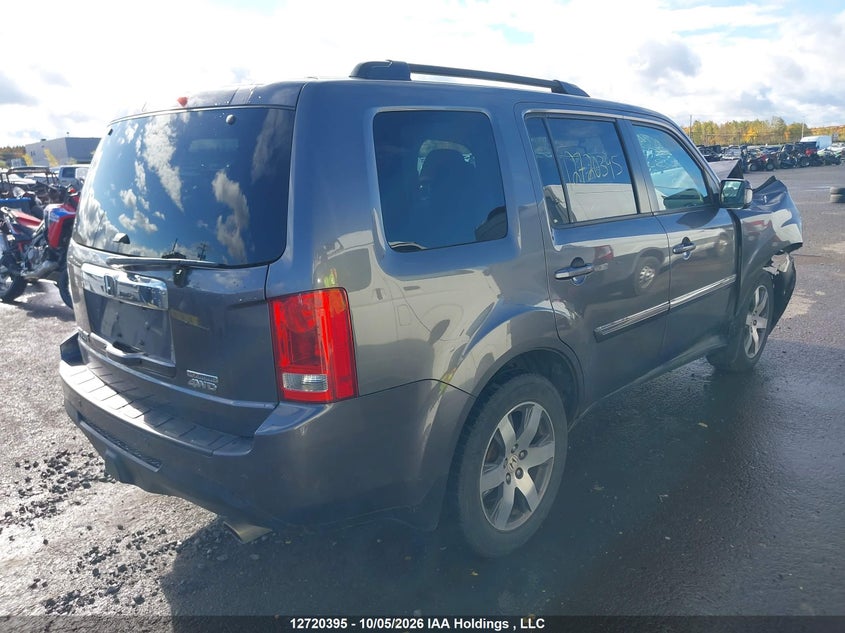 Vin: 5fnyf4h97fb503367, lot: 3143077, honda pilot touring 20154
