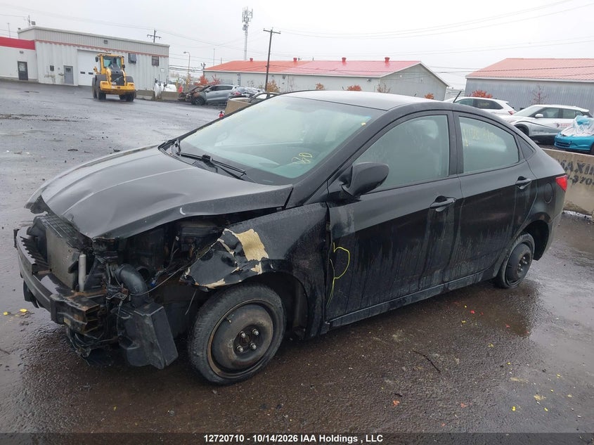 2017 Hyundai Accent Gl, Front, IAAI, VIN KMHCT4AE7HU183953 — photo 2