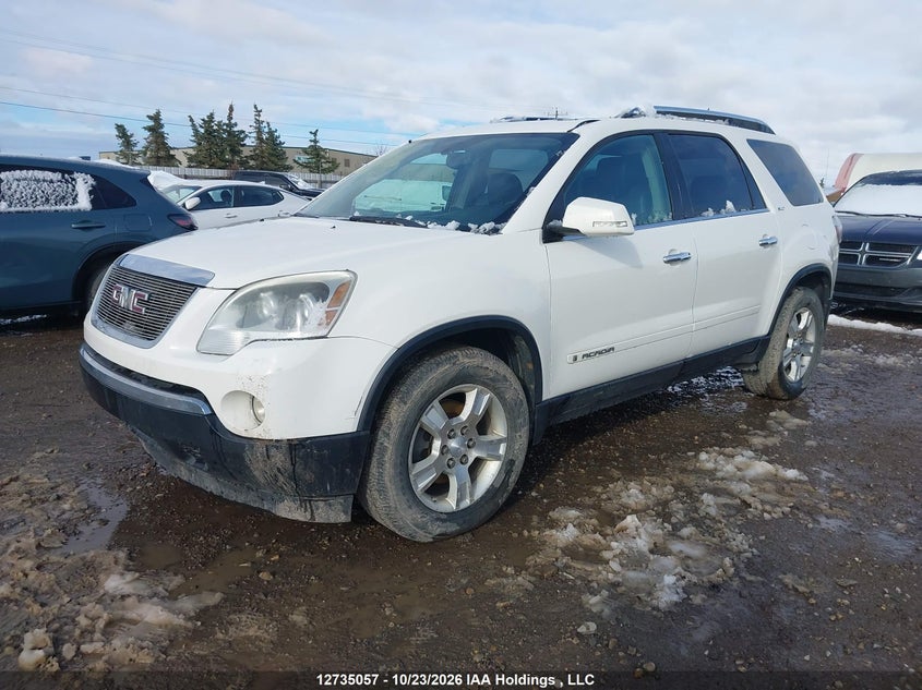 2008 GMC Acadia Slt-1, Град, IAAI, VIN 1GKEV23798J142367 — фото 2