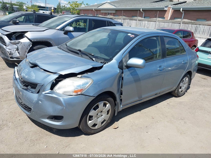 2012 Toyota Yaris, Удар спереду, IAAI, VIN JTDBT4K3XC1420393 — фото 2