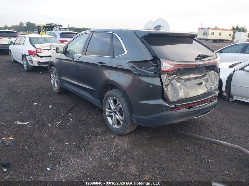 Vin: 2fmpk3k92jbb91471, lot: 3143356, ford edge titanium 20183