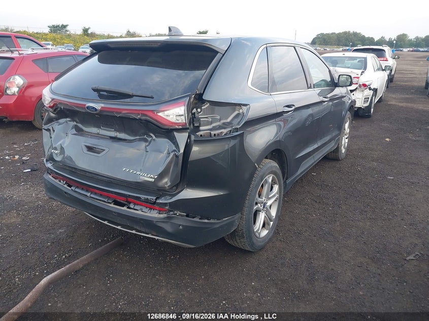 Vin: 2fmpk3k92jbb91471, lot: 3143356, ford edge titanium 20184