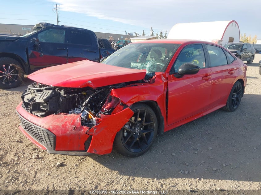 Vin: 2hgfe4f84sh017707, lot: 3143555, honda civic sport hybrid/sport touring hybrid 20252