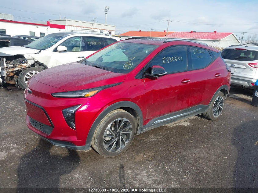 2023 Chevrolet Bolt Euv Premier, Right Rear, IAAI, VIN 1G1FZ6S02P4167696 — photo 2