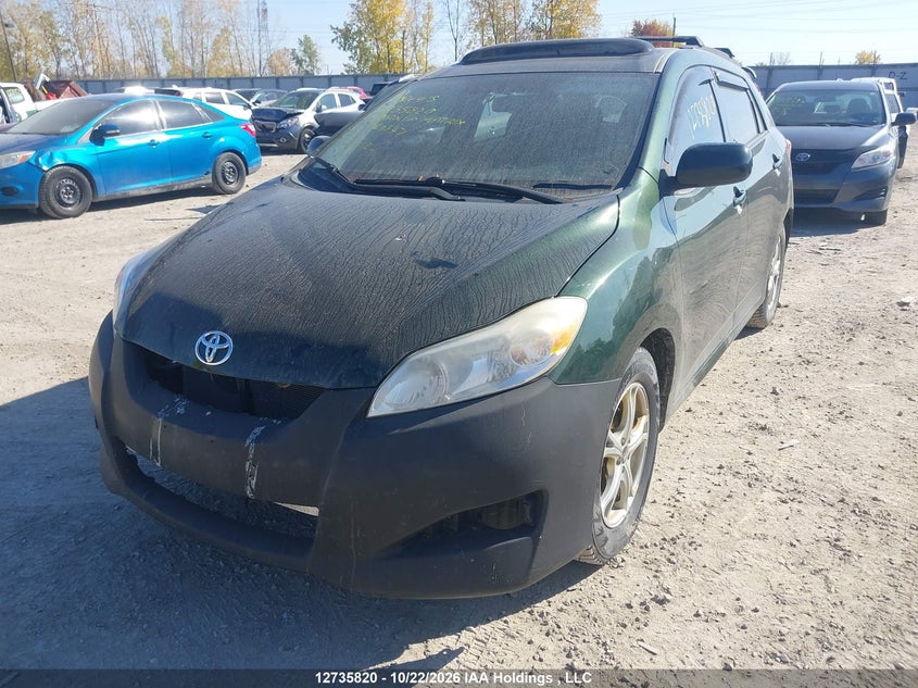 Vin: 2t1ku4ee6bc740847, lot: 3144072, toyota corolla matrix 20112