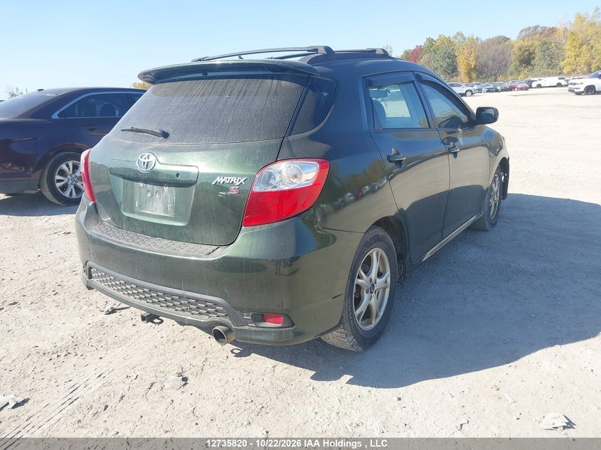 Vin: 2t1ku4ee6bc740847, lot: 3144072, toyota corolla matrix 20114