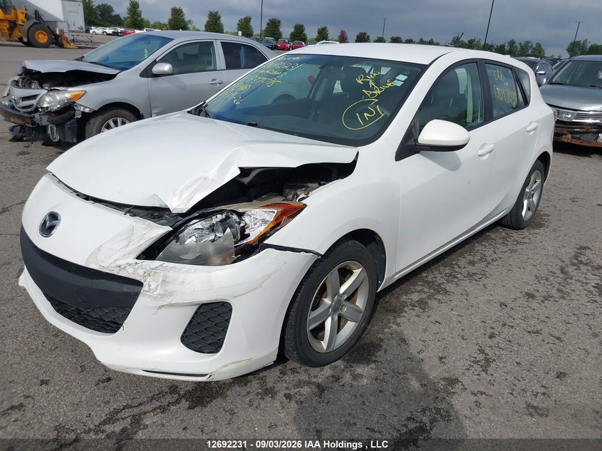 Vin: jm1bl1kf2d1837095, lot: 3144123, mazda mazda3 gx 20132