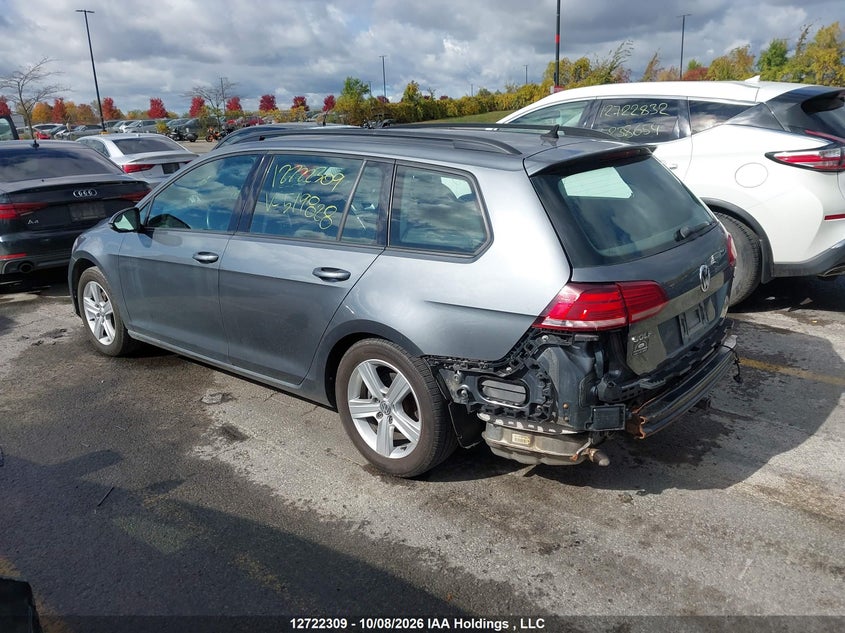 Vin: 3vw117au5km519828, lot: 3144135, volkswagen golf sportwagen 1.8 tsi comfortline/1.8 tsi highline 20193