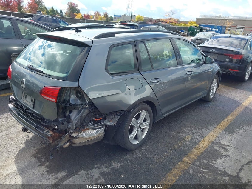 Vin: 3vw117au5km519828, lot: 3144135, volkswagen golf sportwagen 1.8 tsi comfortline/1.8 tsi highline 20194