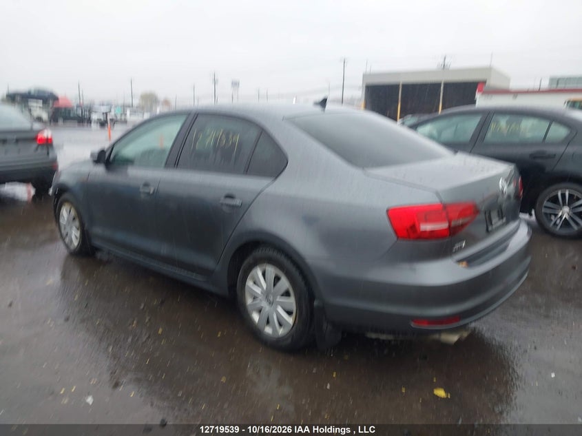 Vin: 3vw2k7aj5fm344185, lot: 3144326, volkswagen jetta 2.0l trendline/2.0l trendline+ 20153