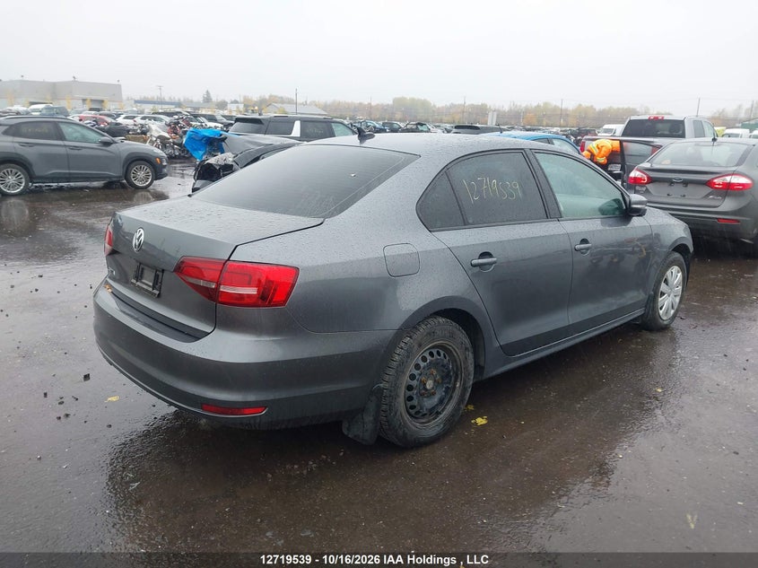 Vin: 3vw2k7aj5fm344185, lot: 3144326, volkswagen jetta 2.0l trendline/2.0l trendline+ 20154