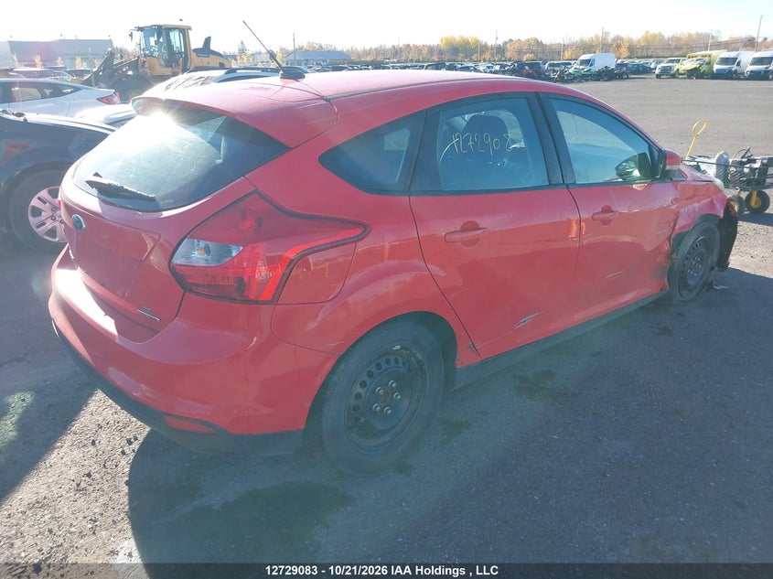 Vin: 1fadp3k24dl346821, lot: 3144331, ford focus se 20134