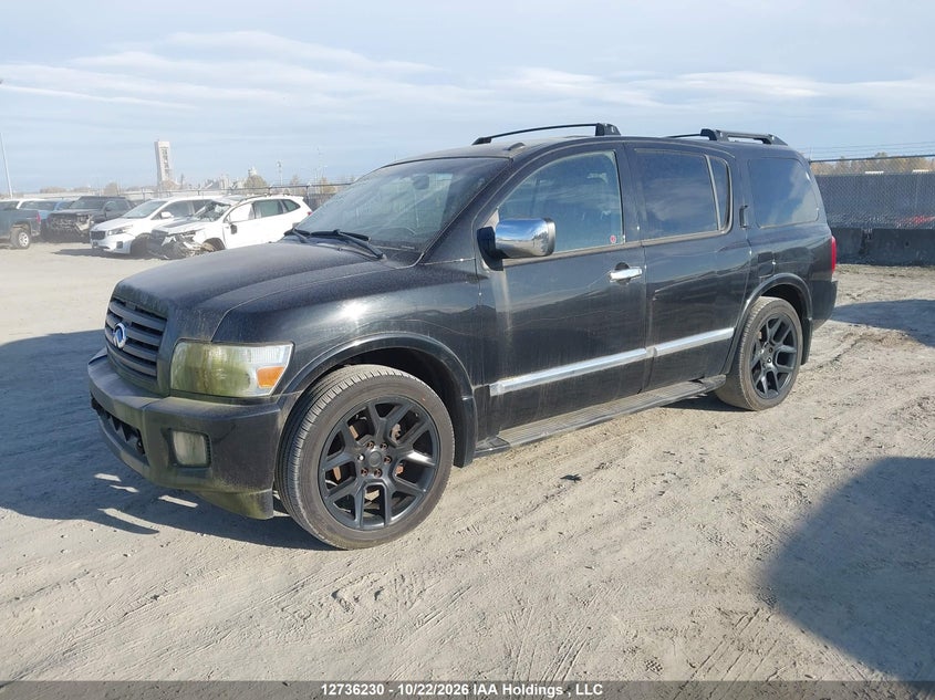 2007 Infiniti Qx56, Left Side, IAAI, VIN 5N3AA08C87N805566 — photo 2