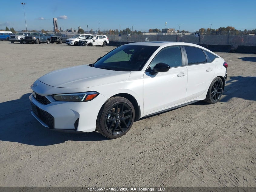 Vin: jhmfl4h89tx800406, lot: 3144986, honda civic sport hybrid 20262