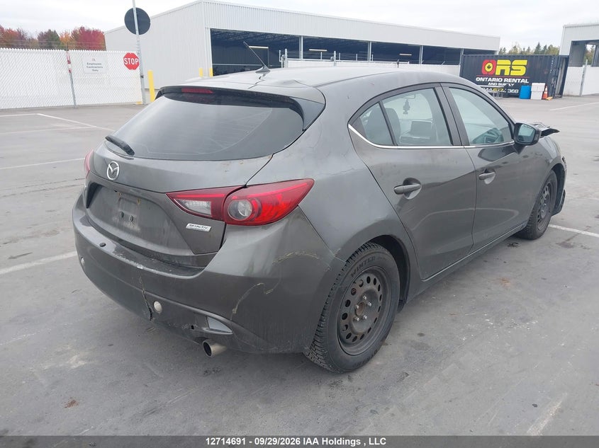 Vin: jm1bm1l71e1162362, lot: 3145535, mazda mazda3 gs-sky 20144