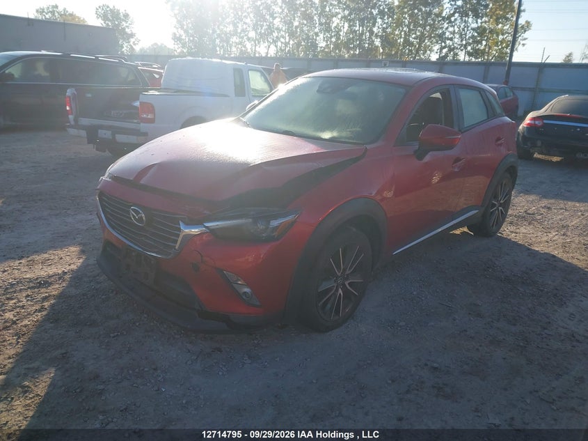 Vin: jm1dkfd78h0175677, lot: 3145970, mazda cx-3 gt 20172