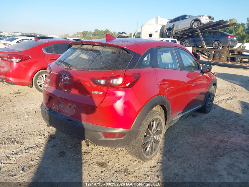 Vin: jm1dkfd78h0175677, lot: 3145970, mazda cx-3 gt 20174