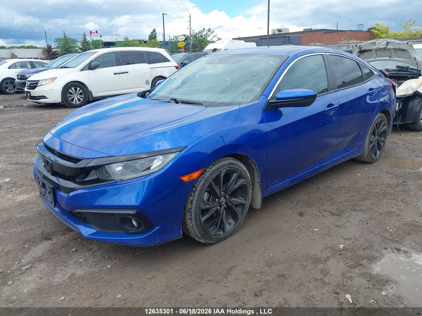 Vin: 2hgfc2f81kh032756, lot: 3147044, honda civic sport 20192