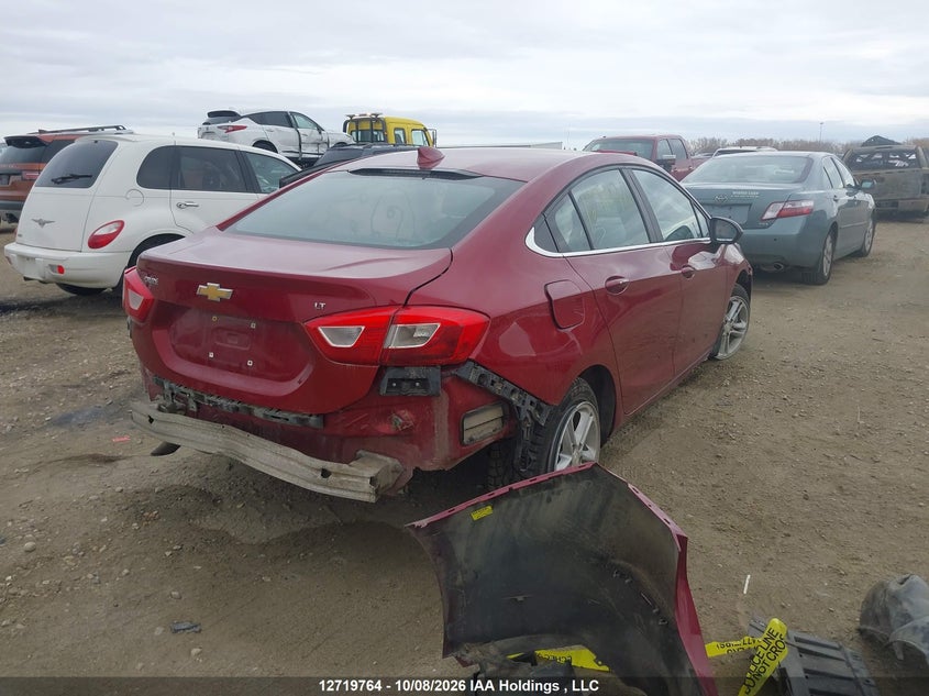 Vin: 3g1be5sm0hs553526, lot: 3147060, chevrolet cruze lt auto 20174