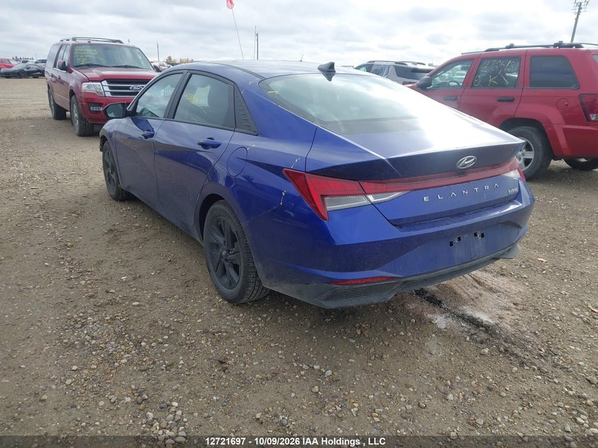 Vin: kmhlm4aj0nu026450, lot: 3147066, hyundai elantra hybrid preferred 20223